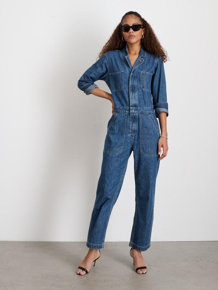 Alex Mill Shoreditch Jumpsuit In Denim