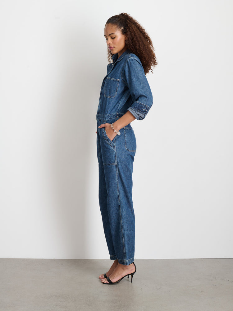 Alex Mill Shoreditch Jumpsuit In Denim