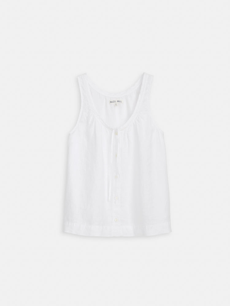 alex mill Sidney Top In Linen White