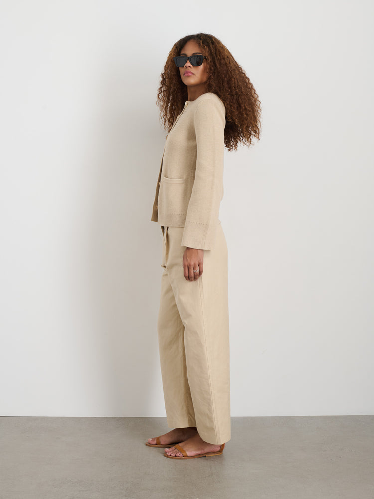Alex Mill Soho Pant In Cotton Linen Tan
