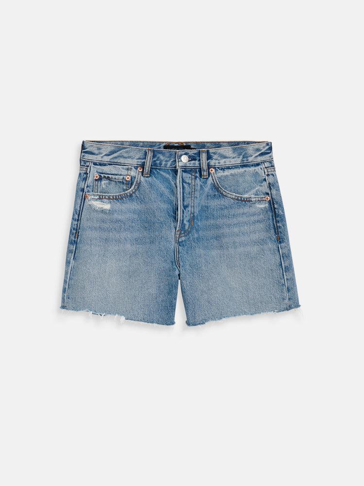 alex mill Stella Short in Denim Venice Wash