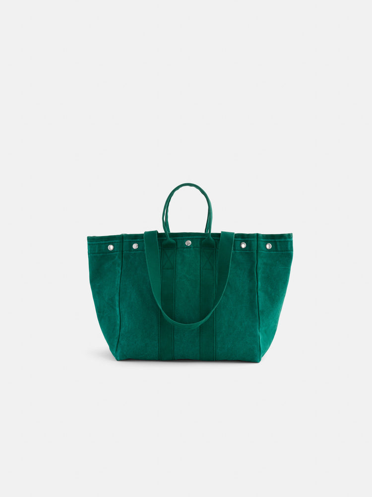 alex mill The Perfect Weekday Tote Emerald