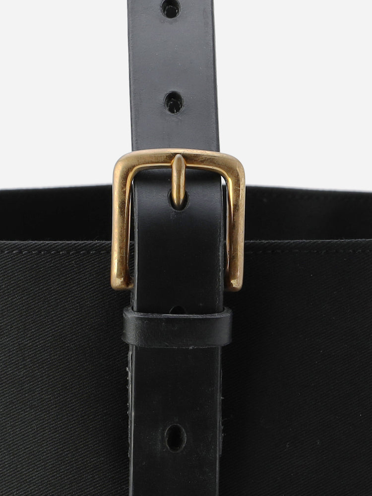 Alex Mill Brady Leven Large Canvas Shoulder Bag Black