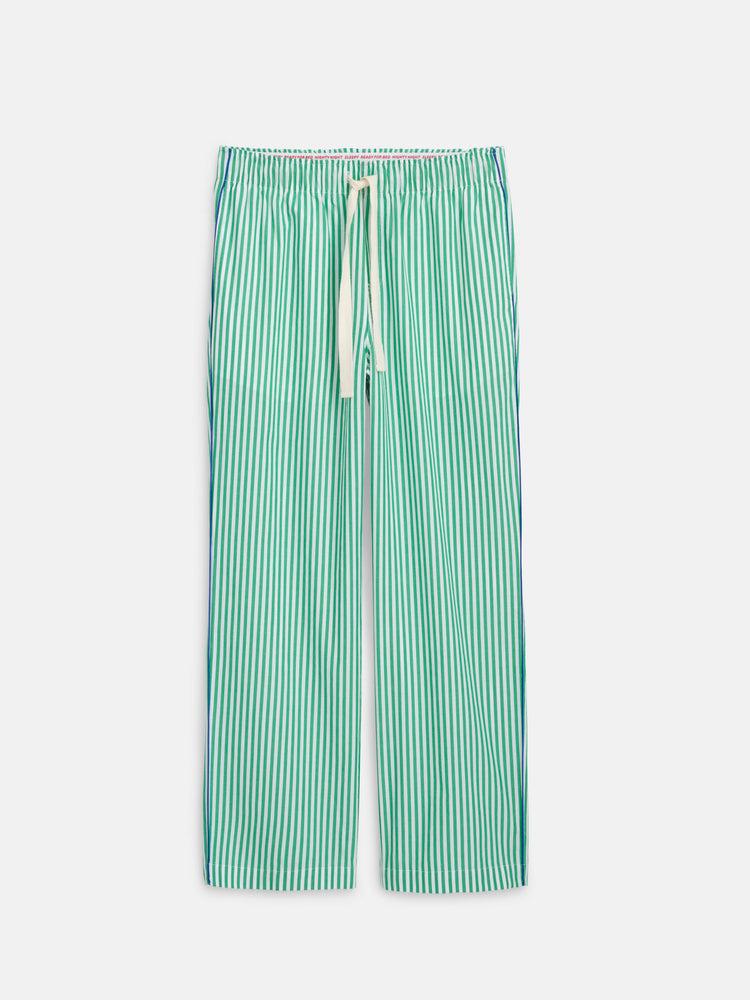 alex mill P'Jimmies Sleep Pant in Stripe Green Stripe