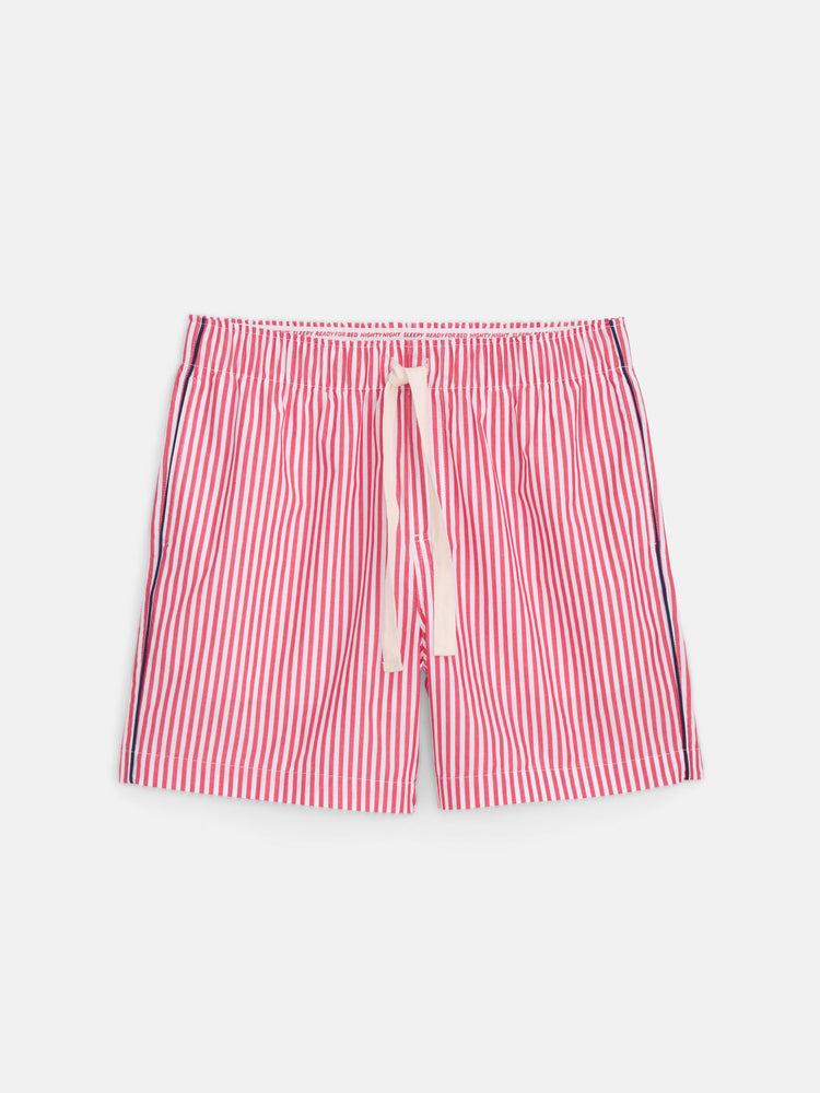 alex mill P'Jimmies Sleep Short In Stripe Red/Ivory