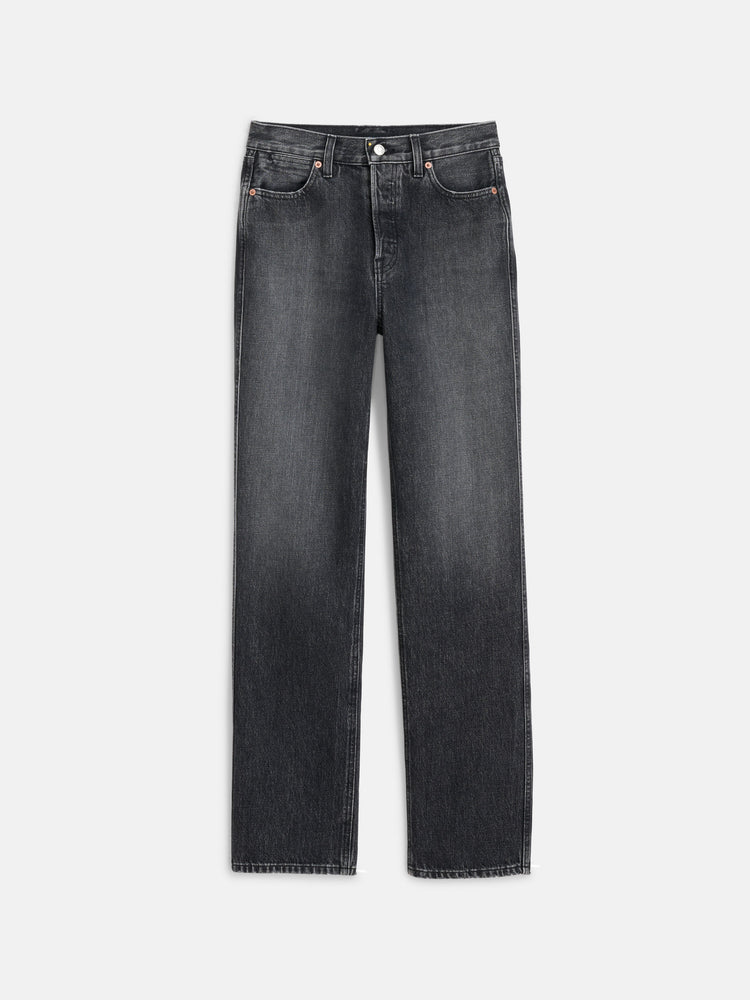 alex mill The Carla High Rise Straight Zurich Black Wash