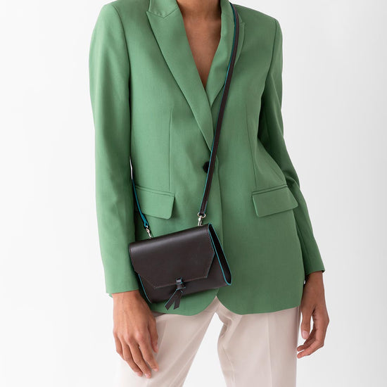 Alexandre Birman 3-in-1 Leather Crossbody Belt Bag Clutch - Brown