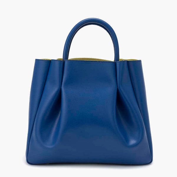alexandre birman Amalfi Midi Leather Tote Bag - Blue