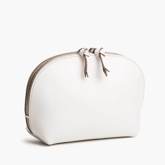 Alexandre Birman Store All Leather Pouch - Cream