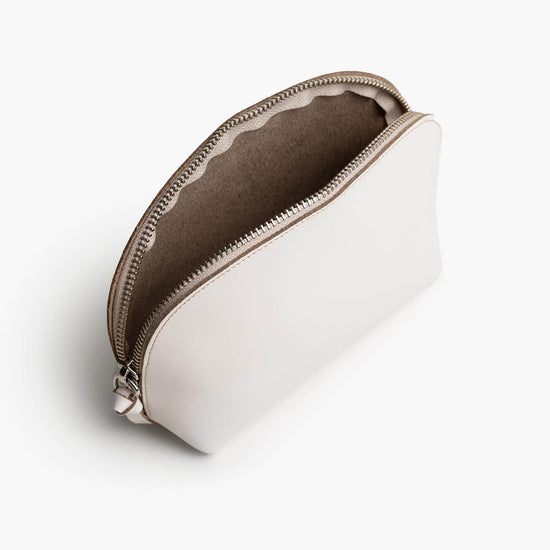 Alexandre Birman Store All Leather Pouch - Cream