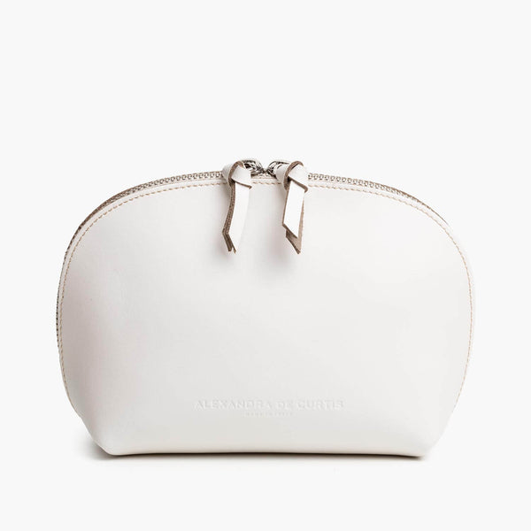 alexandre birman Store All Leather Pouch - Cream