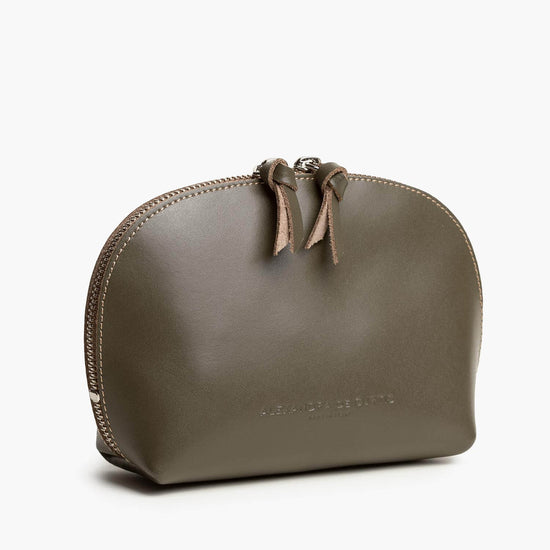 Alexandre Birman Store All Leather Pouch - Olive