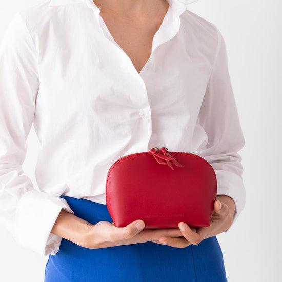 Alexandre Birman Store All Leather Pouch - Red