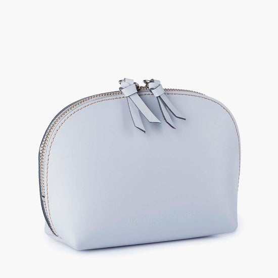 Alexandre Birman Store All Leather Pouch - Sky Blue