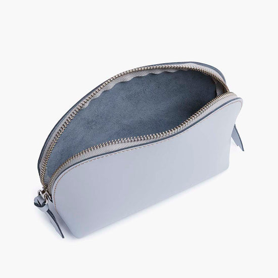 Alexandre Birman Store All Leather Pouch - Sky Blue