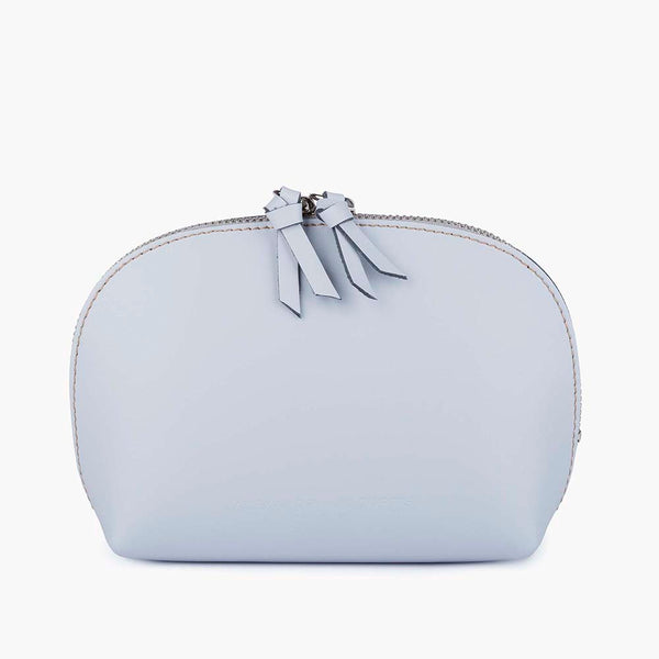 alexandre birman Store All Leather Pouch - Sky Blue