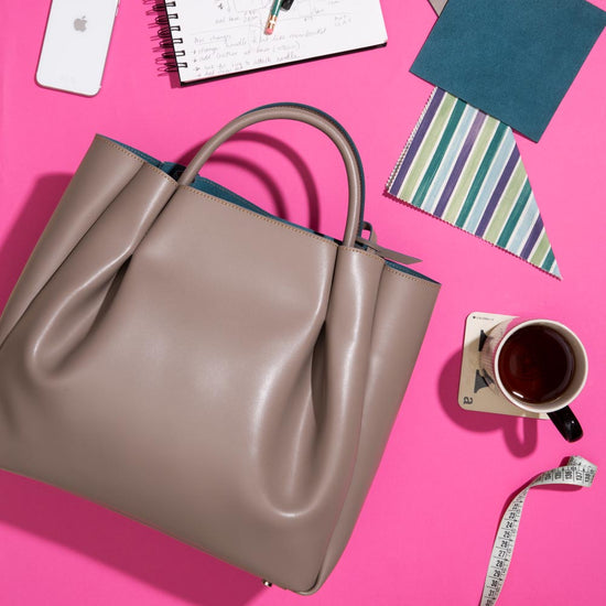 Alexandre Birman Amalfi Large Leather Tote Bag - Fango