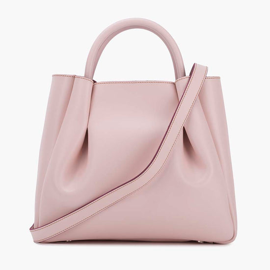 Alexandre Birman Amalfi Midi Leather Tote Bag - Blush Pink
