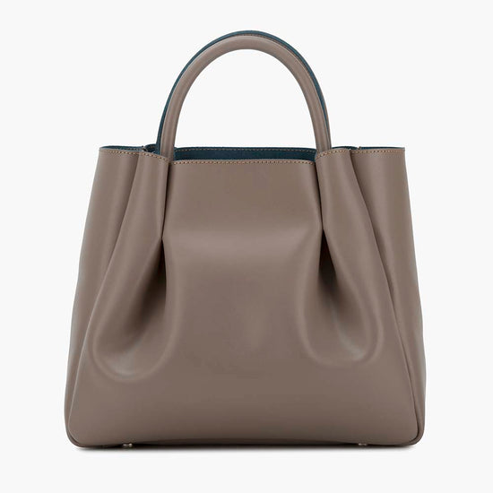 Alexandre Birman Amalfi Midi Leather Tote Bag - Fango
