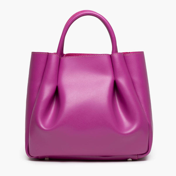 alexandre birman Amalfi Midi Leather Tote Bag - Magenta