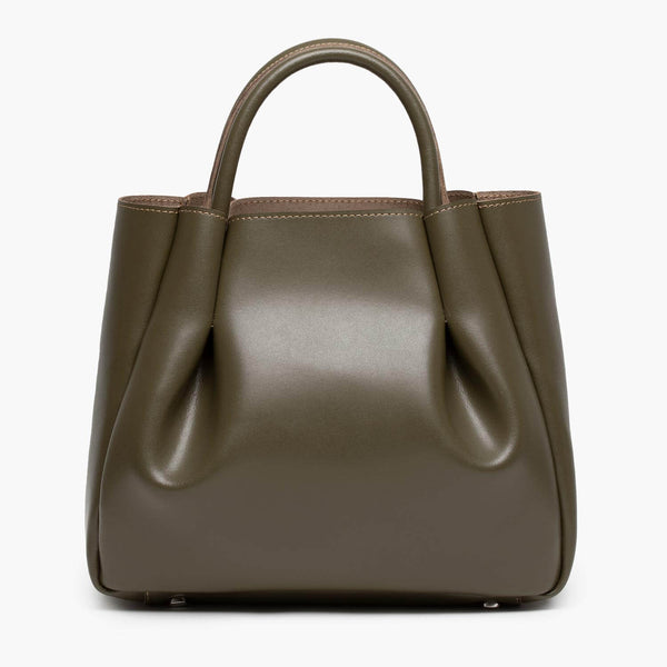 alexandre birman Amalfi Midi Leather Tote Bag - Olive alexandre birman Amalfi Midi Leather Tote Bag - Olive