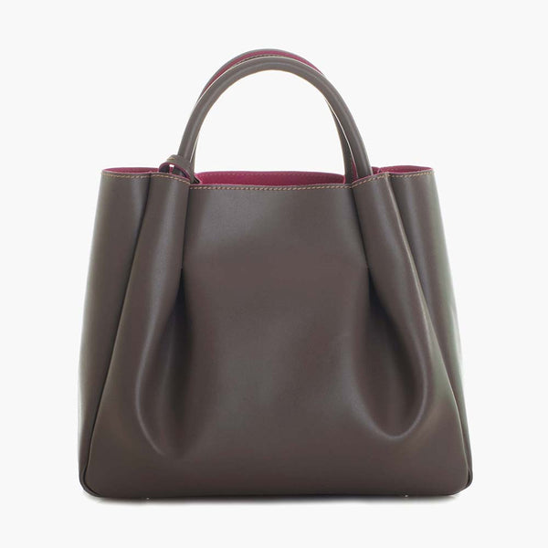 alexandre birman Amalfi Midi Leather Tote Bag - Taupe