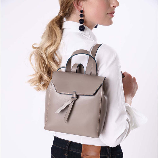 Alexandre Birman Bellagio Mini Leather Backpack - Fango