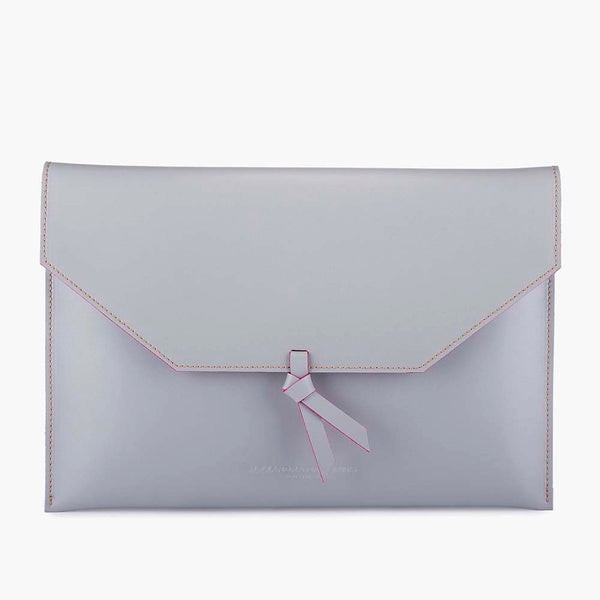 alexandre birman Leather Tablet / iPad Envelope Case Cover - Grey