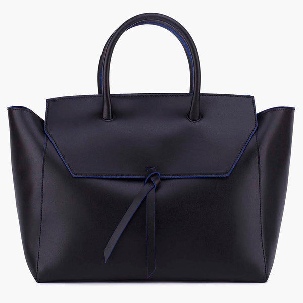 alexandre birman Loren Large Leather Tote Bag - Black