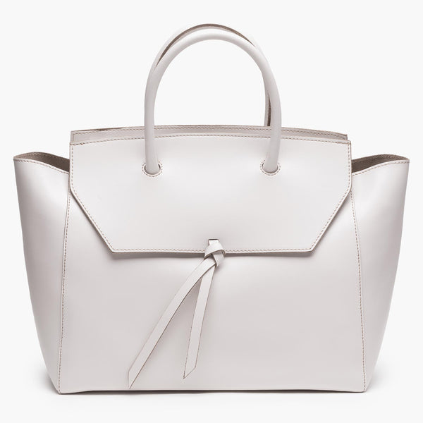 alexandre birman Loren Large Leather Tote Bag - Cream alexandre birman Loren Large Leather Tote Bag - Cream
