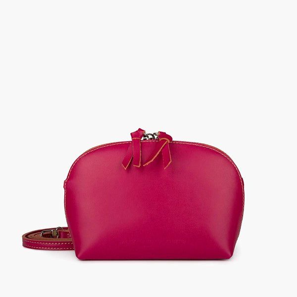 alexandre birman Micro Mini Leather Crossbody Bag - Pink