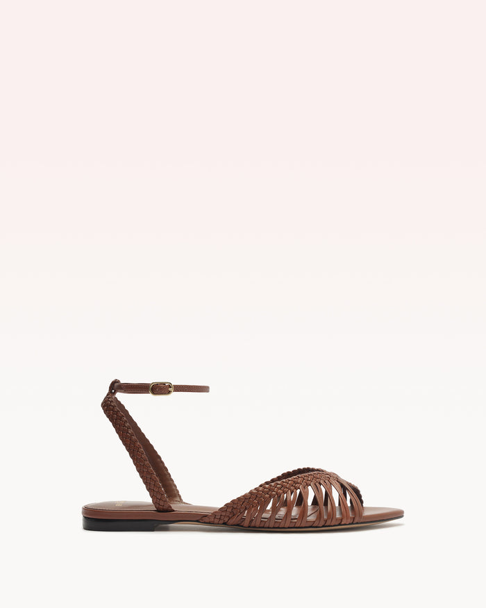 alexis Agatha Flat Chocolate Brown
