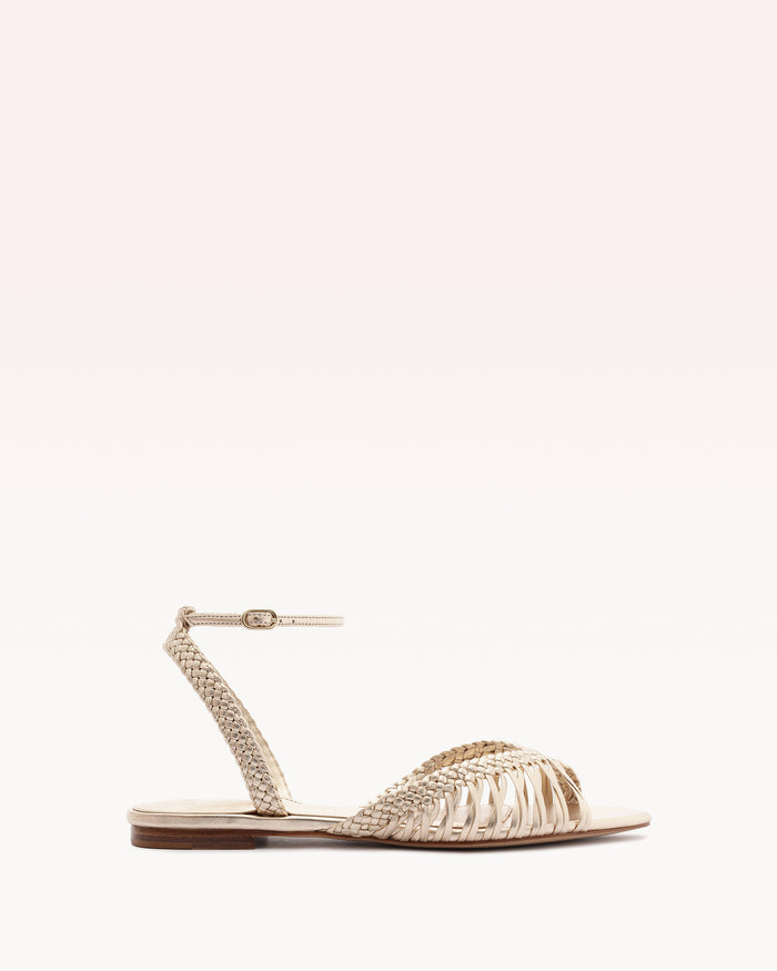 alexis Agatha Flat Golden Golden