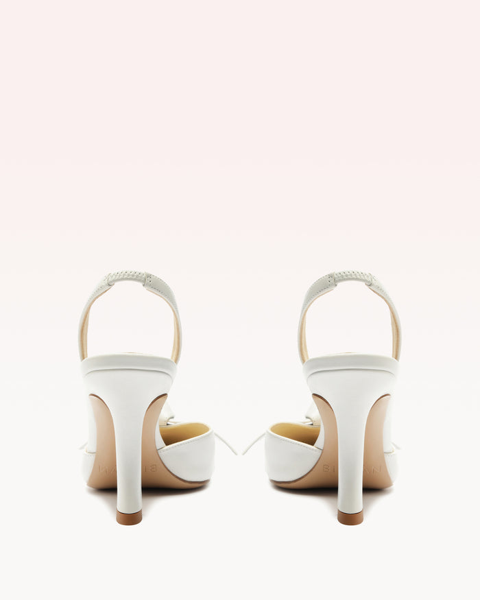 Alexis Clarita Bell Slingback 85 White