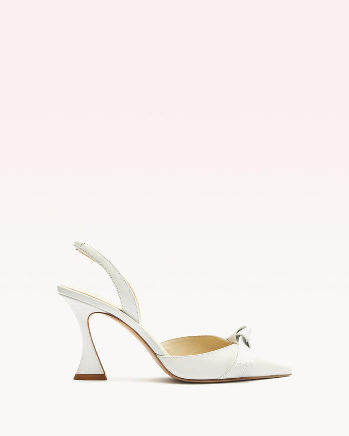 alexis Clarita Bell Slingback 85 White
