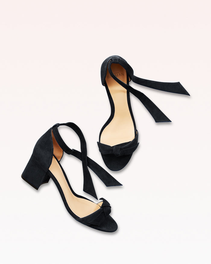 Alexis Clarita Block 60 Suede Black Black