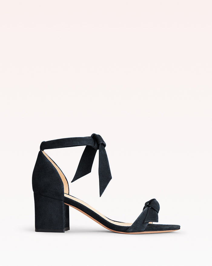 alexis Clarita Block 60 Suede Black Black