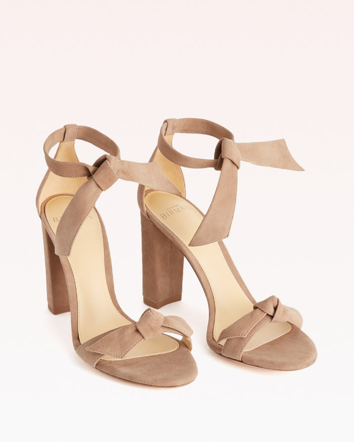 Alexis Clarita Block 90 Suede Cameo Cameo