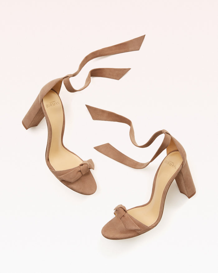 Alexis Clarita Block 90 Suede Cameo Cameo