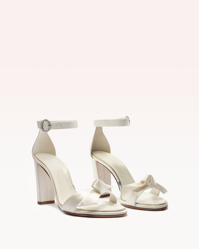 Alexis Clarita Bridal Block 90 Satin Bianco Bianco