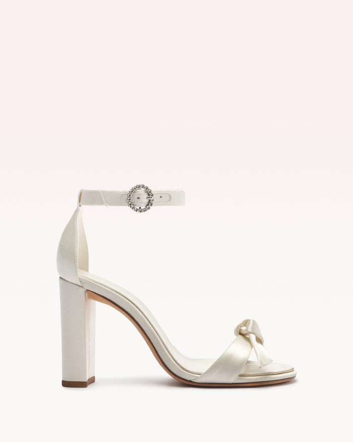 alexis Clarita Bridal Block 90 Satin Bianco Bianco