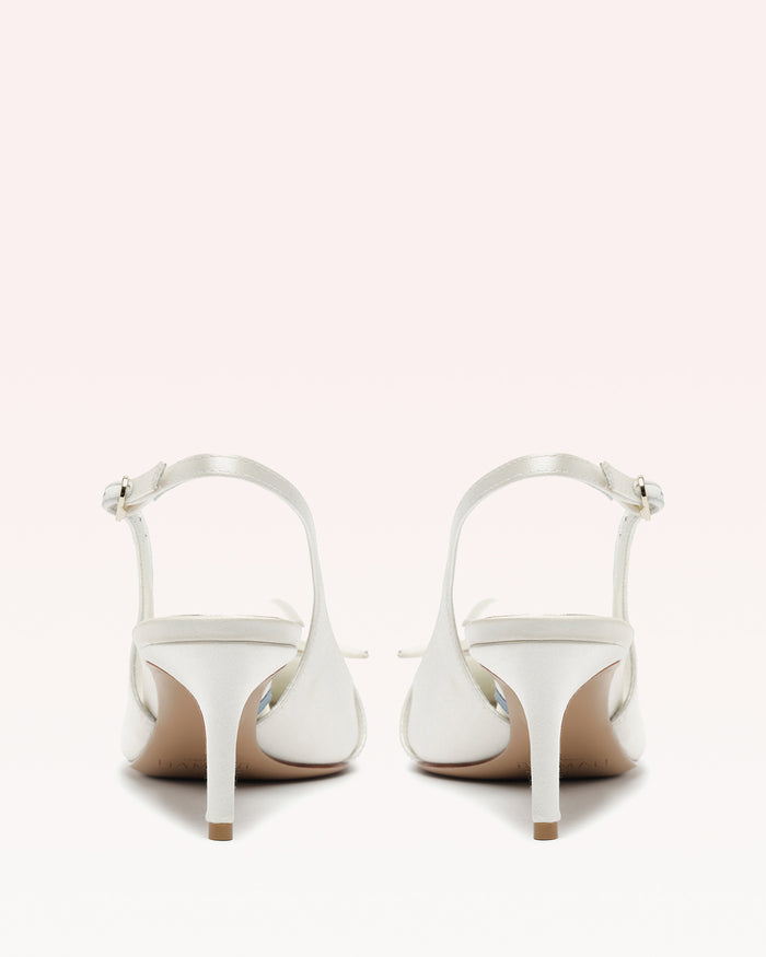 Alexis Clarita Classic Slingback 60 Bianco Bianco
