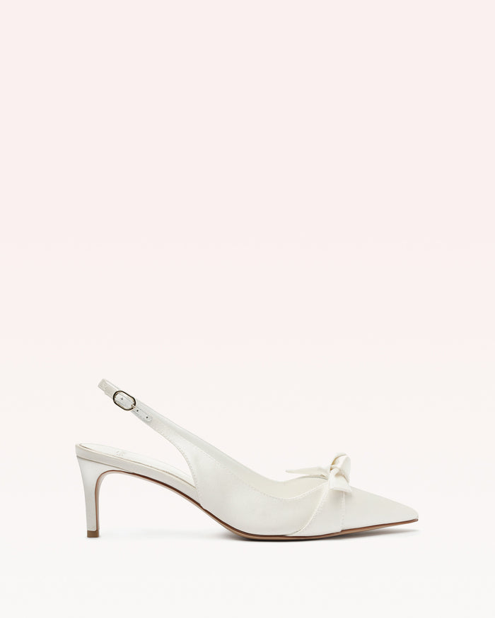 alexis Clarita Classic Slingback 60 Bianco Bianco