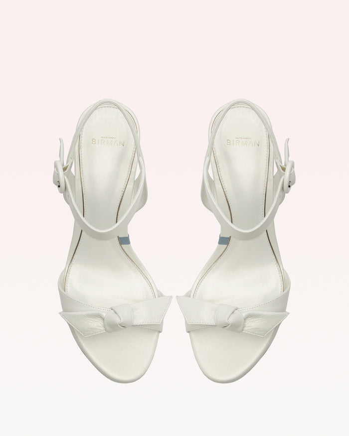 Alexis Clarita Flare Platform Bridal Pearl Pearl