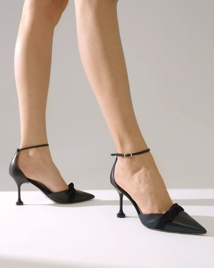 Alexis Clarita Flare Pump 85 Black Nero