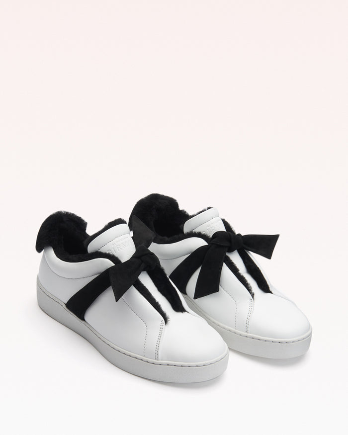 Alexis Clarita Sneaker Shearling Black Black