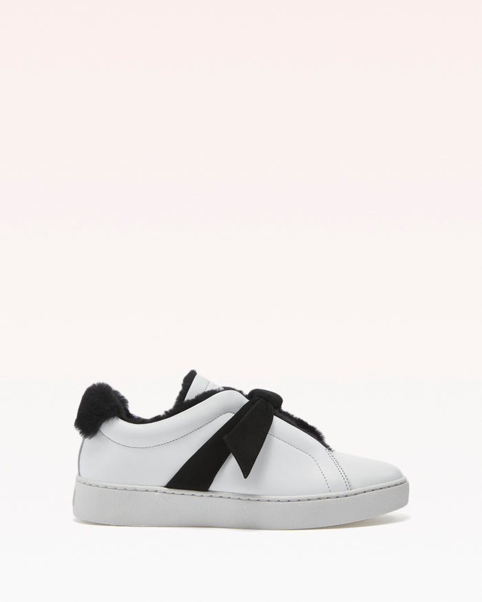 alexis Clarita Sneaker Shearling Black Black