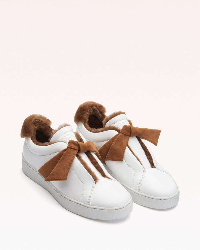 Alexis Clarita Sneaker Shearling Cognac Cognac