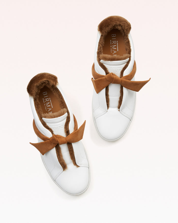 Alexis Clarita Sneaker Shearling Cognac Cognac