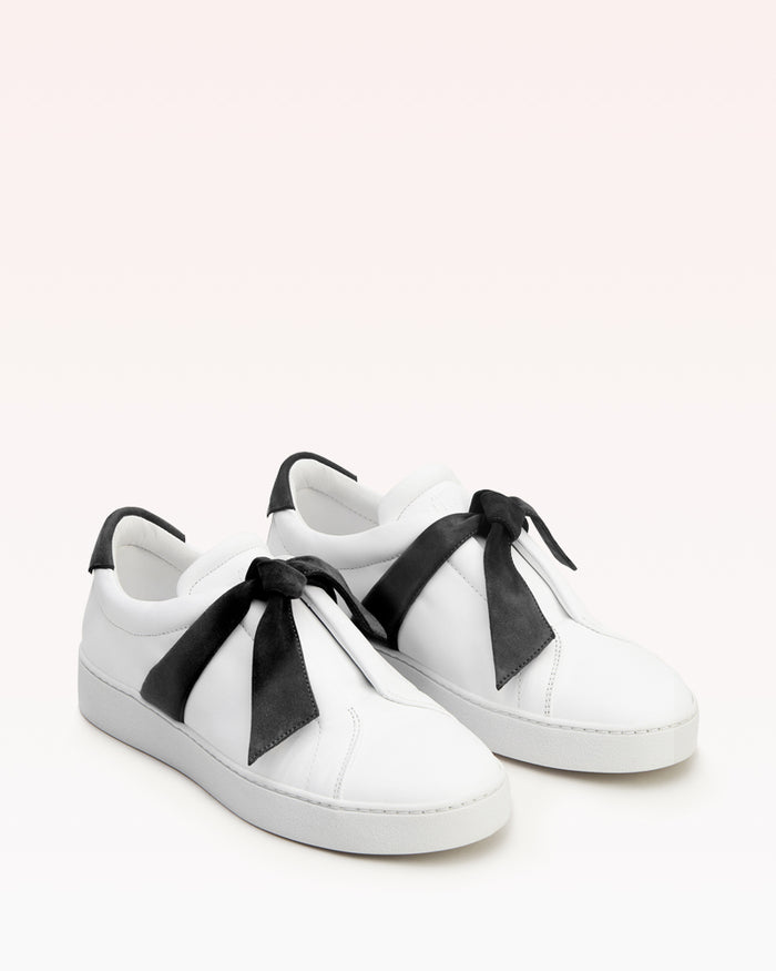 Alexis Clarita Sneaker Suede Black & White Black
